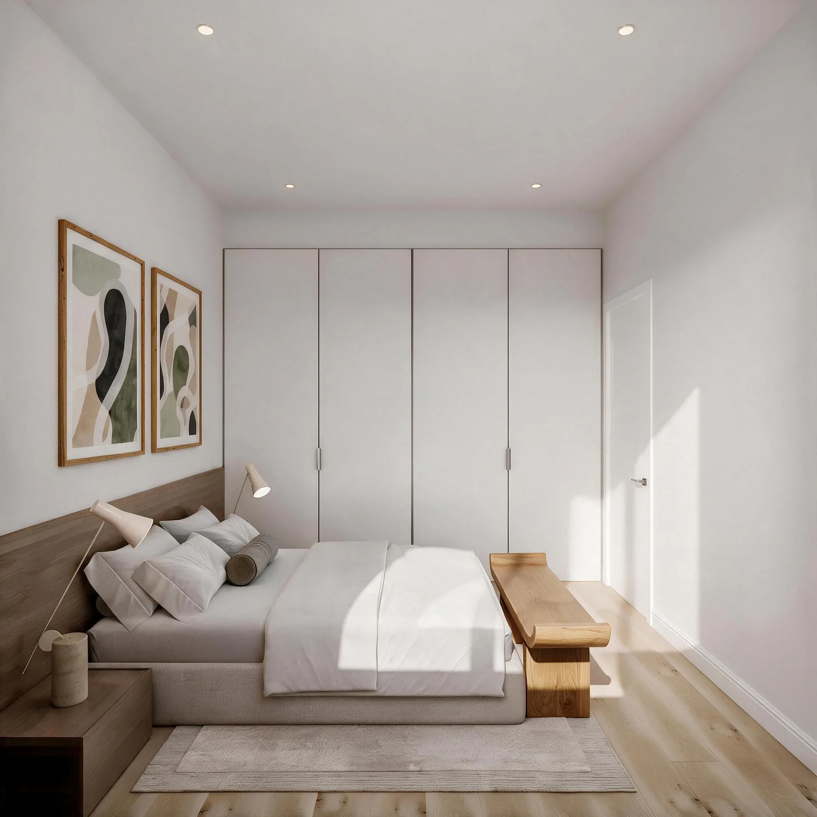 Dormitorio de El Bedul · infografía orientativa