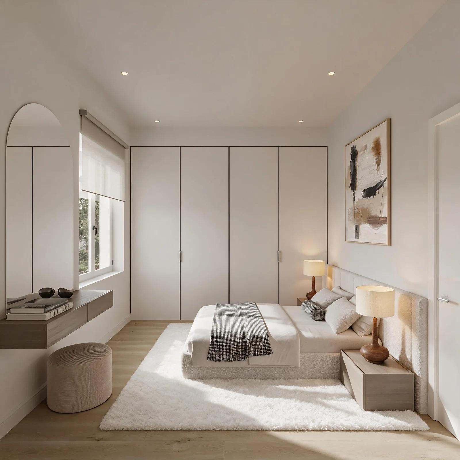 Dormitorio principal de El Bedul · infografía orientativa
